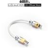 ddHiFi Cavo di decodifica DD ddHiFi MFi05 M2 da luce a USB-C OTG (OFC), tensione di uscita 3,7 V per maggiore compatibilità, 9 cm / 50 cm