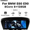XONRICH Wireless CarPlay Andorid 14 Auto Autoradio Per BMW Serie 5 E60 E61 E63 E64 E90 E91 E92 CCC CIC Multimediale GPS 4G Wifi 128G Navi