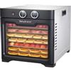 SUSWEETLIFE 220V 8 vassoi essiccatore per frutta secca per alimenti per verdure frutta secca carne disidratatore in acciaio inossidabile essiccatore per frutta