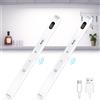 NONE WILLED Luci sotto l'armadio Display batteria ricaricabile 60 LED Touch Light Bar Sensore di movimento Luce Armadio Luce Luci notturne