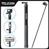 TELESIN 1.2M 3M Selfie Stick in fibra di carbonio monopiede allungabile con vite 1/4 per GoPro Insta360 Osmo Action DJI Action Camera