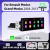 Barlckxs Autoradio Android per Renault Modus Grand Modus 2004-2013, Schermo da 6.9 Pollici, 1 Din, Stereo con Carplay, GPS, BT
