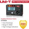 UNI-T UT502A Tester di resistenza di isolamento 2500V 20GΩ megaometro digitale voltmetro gamma automatica retroilluminazione ohmmetro a terra