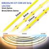twinkle star Striscia LED COB CCT 12V 24V DC 2700K a 6500K Nastro LED che cambia colore Nastro lineare doppio colore RA90 Dimmerabile 5mm 8mm di larghezza