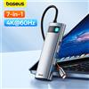 Baseus 7-in-1 Gen 2 HUB USB C 4K @ 60Hz HDMI 3 * USB 3.0 PD 100W porta di tipo C lettore di schede SD/TF per Macbook iPad M2 M1 Steam Deck