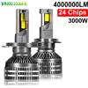 YHKOMS 4000000 LM H7 LED Canbus Faro per auto Super HB4 H11 H4 H1 HB3 9005 9006 H8 Luci Plug-N-Play Lampadina 3000W 6000K Lampada automatica 12V 24V