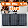 LS Pannello Solare Pieghevole 900W, Attrezzatura da Campeggio Portatile, Caricatore Solare USB per PC e Tablet, Generatore di Energia per Escursioni e Viaggi