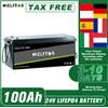 NIELFTOR Magazzino UE 12V 24V 48V 100Ah 200Ah 300Ah LiFePO4 Batteria Grado A 6000+ Cicli RV Golf Cart Barca Batteria Al Litio Solare Nessuna IMPESSO