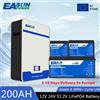 EASUN POWER Batteria LiFePO4 EASUN POWER 12V 24V 51.2V 100Ah 300Ah, Pacchi Batterie di Grado A con BMS Integrato per Camper, Barche, Energia Solare, Spedizione UE Senza Tasse