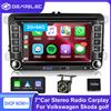 gearelec 2 Din Car Stereo Radio Android13 Car Multimedia Player GPS WiFi Carplay per Volkswagen Skoda Octavia golf 5 6 Touran Passat Polo