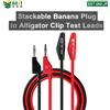 BES BST-060-JP Puntali per multimetro Kit Spina per lanterna da 4 mm Cavo per test di alimentazione Lanterna impilata Spina a banana Cavo per test pubblico- pubblico