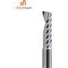 DREANIQUE 1pc AAAAA fresa a spirale a flauto singolo 3.175,4,6,8 gambo mulino in alluminio incisione 3D punta da intaglio per la lavorazione del legno acrilico taglio ACM