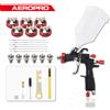 AeroPro Pistola a Spruzzo AEROPRO LVLP A610/R500 Professionale per Auto, Kit Aerografo Pneumatico per Verniciatura Automobilistica 1.3 1.4 1.5 1.7 2.0 2.5mm