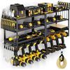 DGEV Scaffale per organizer per utensili elettrici a mano Armadietto per attrezzi galleggiante a parete Portautensili elettrico resistente per portautensili per garage da officina