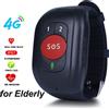 REACHFAR Orologio GPS SOS 4G per anziani Monitoraggio GPS Bracciale Bracciale Allarme di emergenza Monitoraggio GPS Frequenza cardiaca Monitor della pressione arteriosa