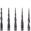 DREANIQUE 1PC Fresa in metallo duro solido 4mm 6mm 8mm Punta a sfera Frese coniche Punte del router CNC Cono Legno Metallo Fresa