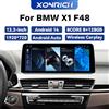 XONRICH 12.3 pollici Wireless Carplay 1920*720P Android 14 lettore multimediale per auto per BMW X1 F48 2016 2017 sistema NBT controllo vocale 4G LTE