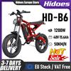 Hidoes B6 Bicicletta elettrica 1200W Motore potente 48V15.6AH Batteria al litio Moto Bici elettrica 20*4 in Fat Tire Neve E-bike