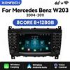 XONRICH Lettore autoradio Wireless Carplay per Mercedes Benz classe C W203 W209 C180 W219 2004-2011 Android 14 Car Multimedia NO 2 Din GPS
