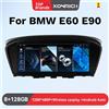 XONRICH Autoradio Android 15 con CarPlay Wireless per BMW Serie 5 E60 E61 E63 E64 E90 E91 E92 E93 CCC CIC, Navigazione GPS Multimediale