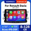 XONRICH Android Wireless Carplay Car Radio Player per Dacia Lodgy Logan Duster Sandero Renault Captur/Lada/Xray 128GB GPS Multimedia
