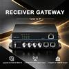 Tuoying Sintonizzatore a 4 Canali per IP DVB-T2 DVB-C ATSC ISDBT DVB-S/S2, Ricevitore Digitale per Sistema TV IPTV CATV, Gateway IRD RF a IP