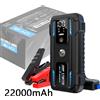 MINUS TWO Avviatore di Emergenza per Auto, Power Bank, Dispositivo di Avviamento Rapido, Caricabatterie per Auto, Booster, Accessori Auto