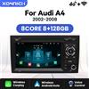 XONRICH Wireless Carplay Android 14 Car Multimedia AutoRadio per Audi A4 B8 B6 B7 S4 B7 B6 RS4 B7 SEAT Exeo IPS Navigation BOSE