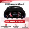 XONRICH Cluster LCD cruscotto digitale da 12,3 pollici per BMW Serie 5 F07 F10 F11 F18/6 Serie F06 F12 F13/7 Serie F01 F02 F03 F25 F15 AUTO