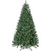 NONE Albero di Natale artificiale. Albero di Natale artificiale economico, albero di foglie in PET, albero di Natale verde, 60 cm 90 cm 120 cm 150 cm 180 cm 210 cm Decorazione per albero economica per