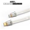 ddHiFi DD ddHiFi TC19CC (Comet) Cavo di segnale digitale OTG USB-C a USB-C in argento puro di alta qualità, design parallelo a quattro fili, 10/25 cm