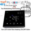 SHOJZJ Regolatore EC Intelligente TUYA WiFi 0-10V/PWM - Termostato programmabile per Fan Coil (FCU) casa/ufficio - Sistema Aria HVAC