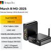 TempoTec March III-M3 2*CS43198 DAC USB HIFI, DAC Bluetooth, UAC1.0 per PlayStation PS4, PS5, UAC2.0, EQ, Filtro, DSD512/LDA