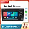 SMOONAVI Android14 Wireless Carplay Auto Multimediale Per Audi A4 B8 B6 B7 S4 B7 B6 RS4 B7 SEAT Exeo 7 "IPS di Navigazione DSP 4G Wifi AutoRadio