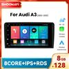 SMOONAVI 8 pollici IPS Android14 AI Voce Wireless Carplay Autoradio Multimediale Per Audi A3 2 8P 2003-2013 8GB 128GB Navigazione GPS DSP Audio