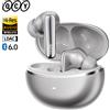 QCY MeloBuds N70 HT18 Auricolari wireless ibridi adattivi ANC Suono ad alta risoluzione con LDAC Bluetooth 6.0 Auricolari Ricarica wireless 50 ore