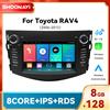 SMOONAVI Lettore autoradio wireless Carplay per RAV4 2006 2007 2008 2009 2010 2011 2012 Android 14 Autoradio 4G Wifi GPS 8GB 128GB DSP RDS