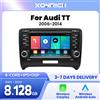XONRICH Lettore autoradio Carplay senza fili per AUDI TT MK2 8J 2006 2007 2008 2009 2010 2011 2012 navigazione Bose DSP 4G Wifi multimediale