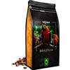 SKIMA COFFEE Caffè in Grani Interi 1kg BRASILE 100% ARABICA Tostato Fresco per Macchina Espresso + REGALO GRATUITO