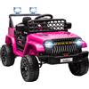 AIYAPLAY Auto Elettrica per Bambini AIYAPLAY, Buggy Elettrico 4x4 per Bambini, con Telecomando 2,4Ghz, 2 Motori da 12V, Velocità Regolabile
