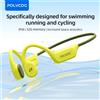 POLVCDG X9 Auricolari a Conduzione Ossea per Nuoto 32G IPX8 Impermeabili Auricolari Aperti per Nuoto Corsa Bicicletta Auricolari a Gancio