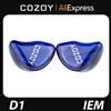 COZOY D1 IEM 10mm Diaframma in grafene Doppio circuito magnetico Auricolari intrauricolari cablati dinamici a doppia cavità
