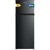 Cecotec Frigorifero Combi Compatto Cecotec Bolero CoolMarket 2D 204 Nero E, 204L, 143 cm di altezza, 55 cm di larghezza, Classe E, Silenzioso