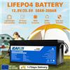 EASUN POWER Batteria solare di qualità EASUN 12V 24V 100AH 200AH LiFePO4 con batteria al litio ricaricabile BMS Stock UE