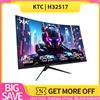 Monitor da gioco KTC H32S17 da 32 pollici 2560x1440 QHD 180 Hz Curvo HVA, Pannello HVA, Design ad immersione e pensiero 1500R, Risoluzione di cristallo 2K e Riproduzione di colori realistica, Supporto