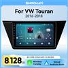 SMOONAVI Lettore autoradio Carplay senza fili per VW Volkswagen Touran 2016-2018 Android 14 IPS Multimedia 8 Core GPS DSP 4G Wifi Stereo