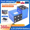 Kuoouk Batteria LiFePO4 360AH 50AH 3.2V Grado A 10000 Cicli Fai-da-te 12V 24V 48V Cella Litio Ferro Fosfato per Campeggio e Golf Cart - Disponibile in UE
