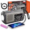 Zenwire Mini radio solare portatile con funzione di ricarica solare, radio di emergenza per l'edilizia, Zenwire Vibe Y2 con funzione power bank