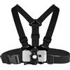 MACLEAN Bretelle sportive universali per telefono, fotocamera, videocamere GoPro e altri Maclean MC-773 Nero