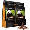SKIMA COFFEE Caffè in Grani Interi 2x1kg VIETNAM 100% ARABICA Tostato Fresco per Macchina da Caffè Espresso Skima